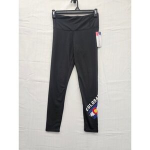 Collette Love Colorado Spirit Performance Leggings Black‎ High Waist Compression